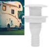 Boat Drain Outlet Plug, High Strength Nylon Rugged Boat Through Hull Connecter Straight for Trucks view 2