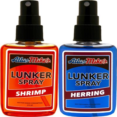 Atlas Mike's Lunker Spray 2oz, 2-Pack - Herring & Shrimp Fishing Bait Attractant - Boost Your Fishing Success | Ideal for Freshwater & Saltwater Anglers