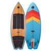 Hyperlite Automatic 5.0 Wakesurf Board - DuraShell Construction - EPS Core with Bamboo Pop Top - Machined Eva Traction view 1