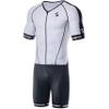 Synergy Cycling Skinsuit - Men's Pro Short Sleeve Tri Suit (Hatch White, Small) view 1