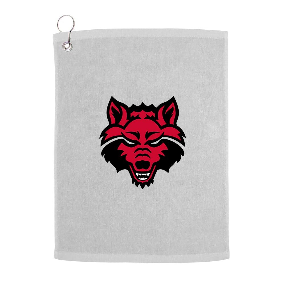 Sport Your Gear Arkansas State Red Wolves Prime Golf Bag Towel with Grommet
