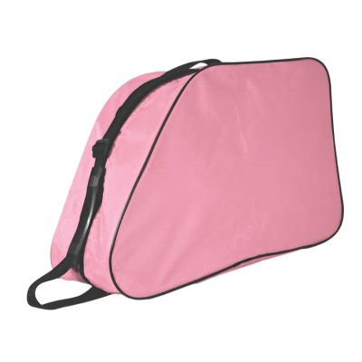 kowaku Roller Skate Bag, Ice Skating Bag Shoulder Strap Oxford Cloth Skating Bag for Women Men Adults Roller Skate Accessories, Pink