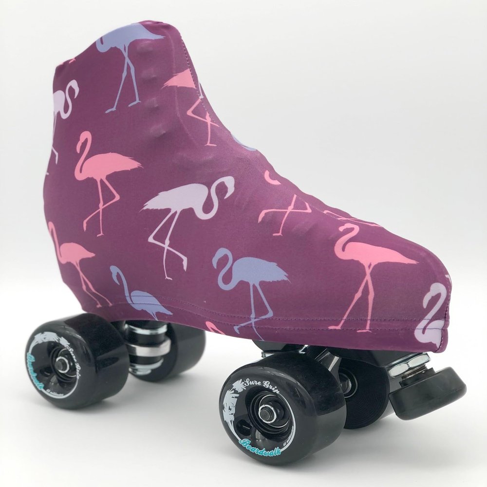 Skating Boot Covers - Protective and Stylish Spandex Protection for Roller or Ice Skate Boots (pattern9)