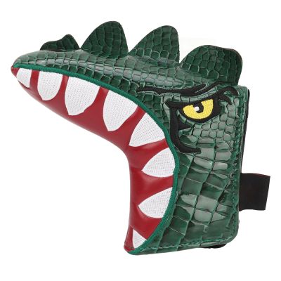 Alomejor Dinosaur Shaped Putter Cover Headcover Blade Putter Cover PU Fabric Soft Lining
