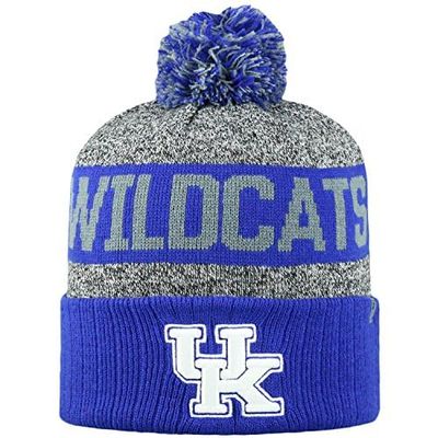 Collegiate Cuffed Knit Beanie Hats, Cuffed Knit Winter Beanies Available (Winter Pom Beanie, Kentucky)