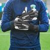FORZA HYB Goalkeeper Gloves - Hybrid Cut Gloves | Designed for All Goalkeepers (Black & White, Size 7 (Large Youth)) view 4
