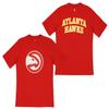 FISLL Men's NBA Team Color, Name and Logo Premium Short Sleeve T-Shirt, Atlanta Hawks, Small view 1