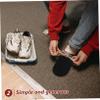 BESPORTBLE 4pairs Bowling Shoe Covers Women Bowling Shoes Slider Protective Cover for view 2