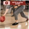 BESPORTBLE 4pairs Bowling Shoe Covers Women Bowling Shoes Slider Protective Cover for view 3