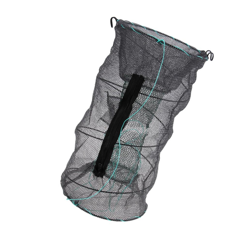 BESPORTBLE Mesh Hole Collapsible Fishing Net Durable Portable Crab and Lobster Catching Tool for Lake River and Sea Fishing