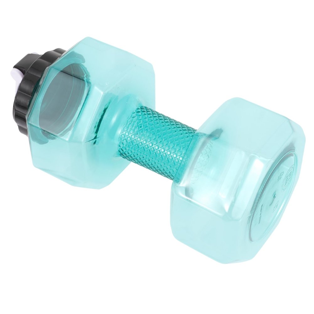 BESPORTBLE Dumbbell Shaped Water Bottle Novelty Fitness Kettle for Running Sports Outdoor Activities Capacity Sports Water Holder Unique Design for Hydration and Exercise