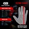 Grip Boost DNA 2.0 Football Gloves with Engineered Stick - Adult Sizes (White Grip Tok, X-Large) view 3
