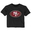 Infant Black San Francisco 49ers Primary Logo T-Shirt view 1