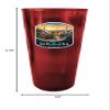 R and R Imports Barcelona Spain Design B Souvenir Plastic 16 oz pint Red Single view 3