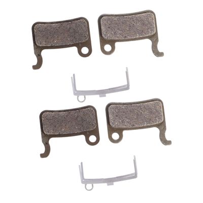2sets Semi-Metallic and Resin Bike Pads High-Performance Bicycle Brake Pads Mountain Bike Disc Brakes Replacement Compatible for TRP Silent and Wear-Resistant Design