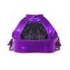 JEATHA Kids Girls Sleeveless Straps Sparkly Sequins Ruffled Crop Top Dance Shirts Cropped Tank Tops Purple B 6 Years view 2