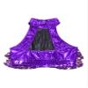 JEATHA Kids Girls Sleeveless Straps Sparkly Sequins Ruffled Crop Top Dance Shirts Cropped Tank Tops Purple B 6 Years view 4