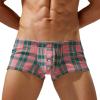 BreakEgg Mens Shorts with Classic Fit Comfortable Mens Woven Boxers Underwear for Lounging and Sleeping Everyday Wear (Medium,Pink) view 1