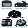Waist Pack with Strap, 4ucycling Waist Pack, Running Belt Bag with Phone Holder for Men and Women, Easy Carry Crossbody Bags, Messenger Bag (BLACK) view 3