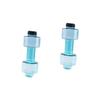 BESPORTBLE 2pcs Dumbbell Water Bottle Plastic Sports Flask for Fitness Low Temperature Resistant for Gym Exercise and Outdoor Activities Green view 1