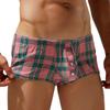 BreakEgg Mens Shorts with Classic Fit Comfortable Mens Woven Boxers Underwear for Lounging and Sleeping Everyday Wear (XX-Large,Pink) view 3