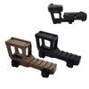 HATSEN Tactical Riser Base MountCNC Metal Heightening Bracket2.33 Inches Highfor Laser +Red Dot Sight Combofor 20mm Rail (BK) view 4