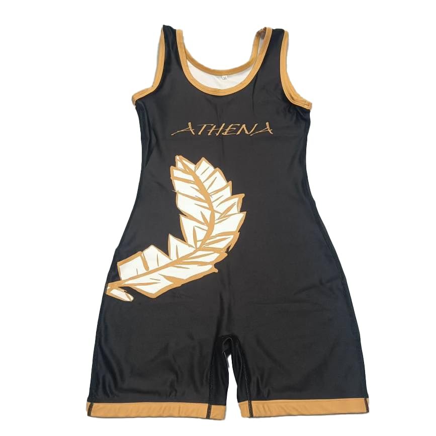Athena Wrestling - Athena Black Womens/Girls Folkstyle Singlet
