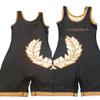 Athena Wrestling - Athena Black Womens/Girls Folkstyle Singlet view 3