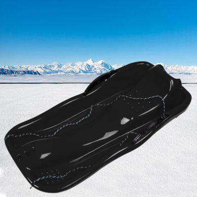 Children's Sledge, Thickened Double Sledge, Multi-Coloured Sledges, Snow Sledge with Backrest