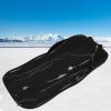 Children's Sledge, Thickened Double Sledge, Multi-Coloured Sledges, Snow Sledge with Backrest view 1
