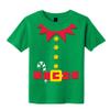DIRTYRAGZ Elf Costume Shirts for Kids Boys & Girls - Matching Family Unisex Christmas Elves T-Shirt, Green, Youth M view 4