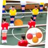 BESTOYARD 8 Pcs Foosball Accessories Foosball Cork Foosball Table Official Outdoor Foosball Table Hand Soccer Desk Accessories Table Foosball Balls Polyurethane Dining Table Desktop view 3