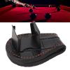 ICRPSTU Billiard Chalk Holder Leather Portable Pool Cue Chalk Case with Magnetic Clip for Snooker Tool Billiard Accessories Black view 2