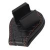 ICRPSTU Billiard Chalk Holder Leather Portable Pool Cue Chalk Case with Magnetic Clip for Snooker Tool Billiard Accessories Black view 3