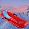 Frost-Resistant and Wear-Resistant Sledges, Two-Person Padded Sledges, Sledges with Backrests, Two-Handle Children's Sledges