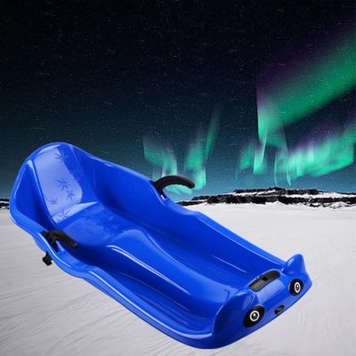 Snow Sledge Kids Double,Snow Sledge with Backrest,Plastic Snow Sled,Plastic Sleds for Sand,Snow Sledge Board