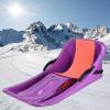 Double Thickened Sled, Snow Sledge with Backrest, Double Handle Children'S Sled, Anti-Freeze and Wear-Resistant Sled view 1
