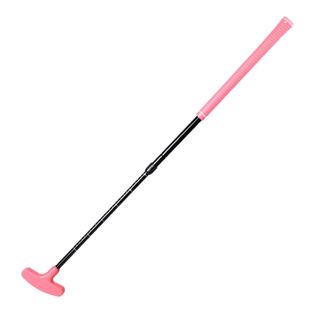 Golf Putter Retractable Two Way Golf Putter Lightweight Adjustable Mini Golf Putters Golf Club for Indoor Outdoor Lawn Yard, Pink