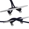 Laorde Boat Cleat 4 inch 5 inch 6 inch 8 inch 10 inch Open Base 316 Stainless Steel Dock Cleat Marine Grade Rope Cleat with Fasteners for Kayaks, Nautical Decor (Silver 6 inch 2 Pack) view 2