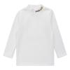 LiiYii Boys' Girls' Fleece Lined Undershirt Underwear Base Layer Tops Long Sleeve Thermal Compression Shirt White 11-12 Years view 2
