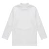 LiiYii Boys' Girls' Fleece Lined Undershirt Underwear Base Layer Tops Long Sleeve Thermal Compression Shirt White 11-12 Years view 3