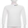 LiiYii Boys' Girls' Fleece Lined Undershirt Underwear Base Layer Tops Long Sleeve Thermal Compression Shirt White 11-12 Years view 4