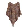 Women's Scarfs with Sleeves Pashmina Shawl Wrap for Evening Dressing Blanket Open Front Poncho (Khaki, One Size) view 1