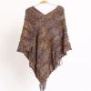 Women's Scarfs with Sleeves Pashmina Shawl Wrap for Evening Dressing Blanket Open Front Poncho (Khaki, One Size) view 2