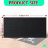 Bike Mat | 6mm Thickness, 36" x 72" Exercise Bike Mat/Treadmill Mat for Hardwood Floors or Carpet, Non-Slip Sweat-Proof Exercise Equipment Mat for Bike Trainer/Stationary Spin Bike view 2