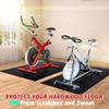 Bike Mat | 6mm Thickness, 36" x 72" Exercise Bike Mat/Treadmill Mat for Hardwood Floors or Carpet, Non-Slip Sweat-Proof Exercise Equipment Mat for Bike Trainer/Stationary Spin Bike view 3