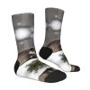 ZISHAK Opossum In Snow Adult Sports Socks-Men'S Cotton Mid-Calf Socks:A Fusion Of Comfort,Style,And Functionality view 4