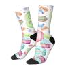 ZISHAK Cupcakes Donuts Muffins Sugar Adult Sports Socks-Men'S Cotton Mid-Calf Socks:A Fusion Of Comfort,Style,And Functionality view 2