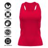Campus Lab North Carolina State University Adult Women's Sport Tank Top Primary Logo, Red, XX-Large view 4
