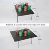 Flexifold Ultralight Aluminum Camping Table, Portable Folding Camping Table, Small Outdoor Side Table with Carry Bag for Outdoor Cooking, Picnic, Camp, Beach, Travel view 2